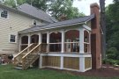 completed porch