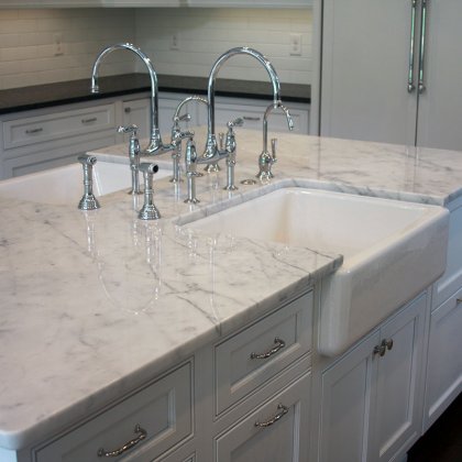 Kitchen island countertop in Richmond VA