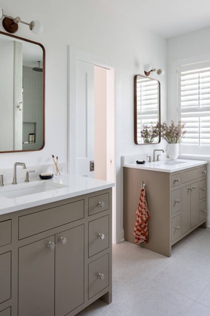 Bathroom custom cabinets