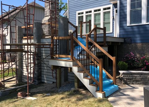 Support for porch project