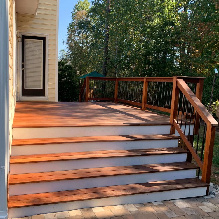 Deck stairs in Richmond VA