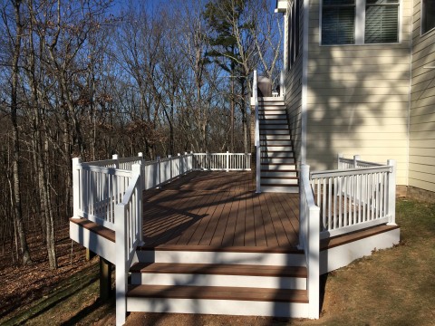 The completed deck