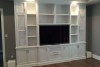 Bookcase and entertainment center