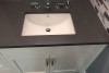 Bathroom sink and counter