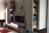 Vertical pull-out shelves
