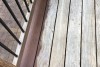 Deck IPE wood planks and rails